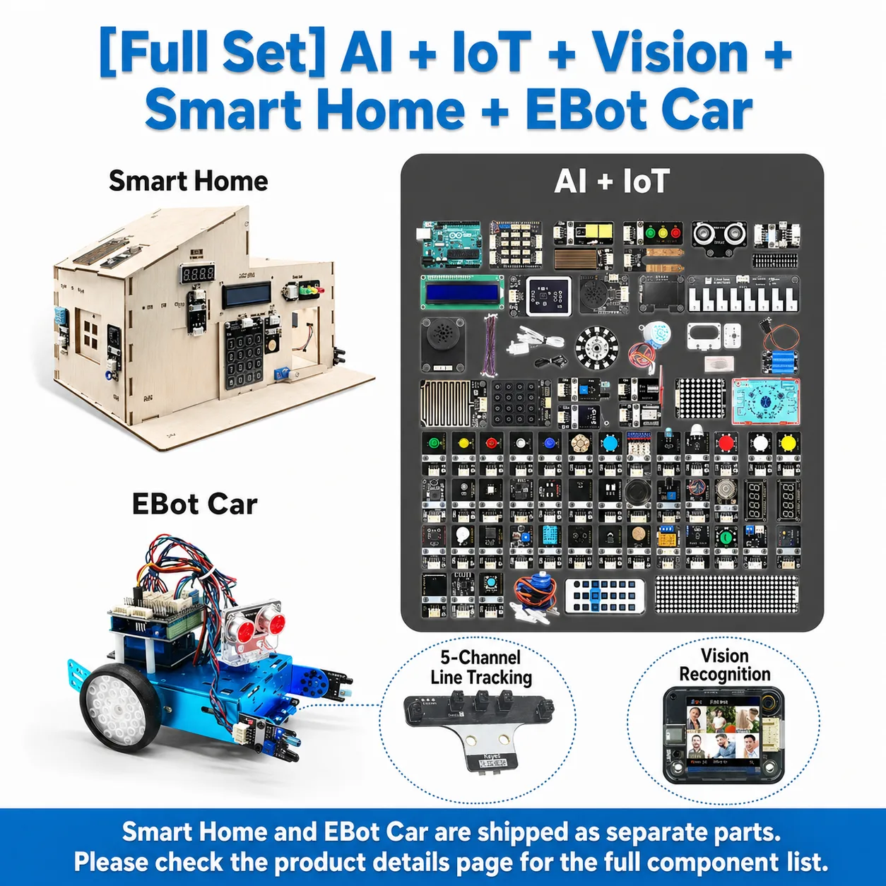 AI IoT vision EBot car kit