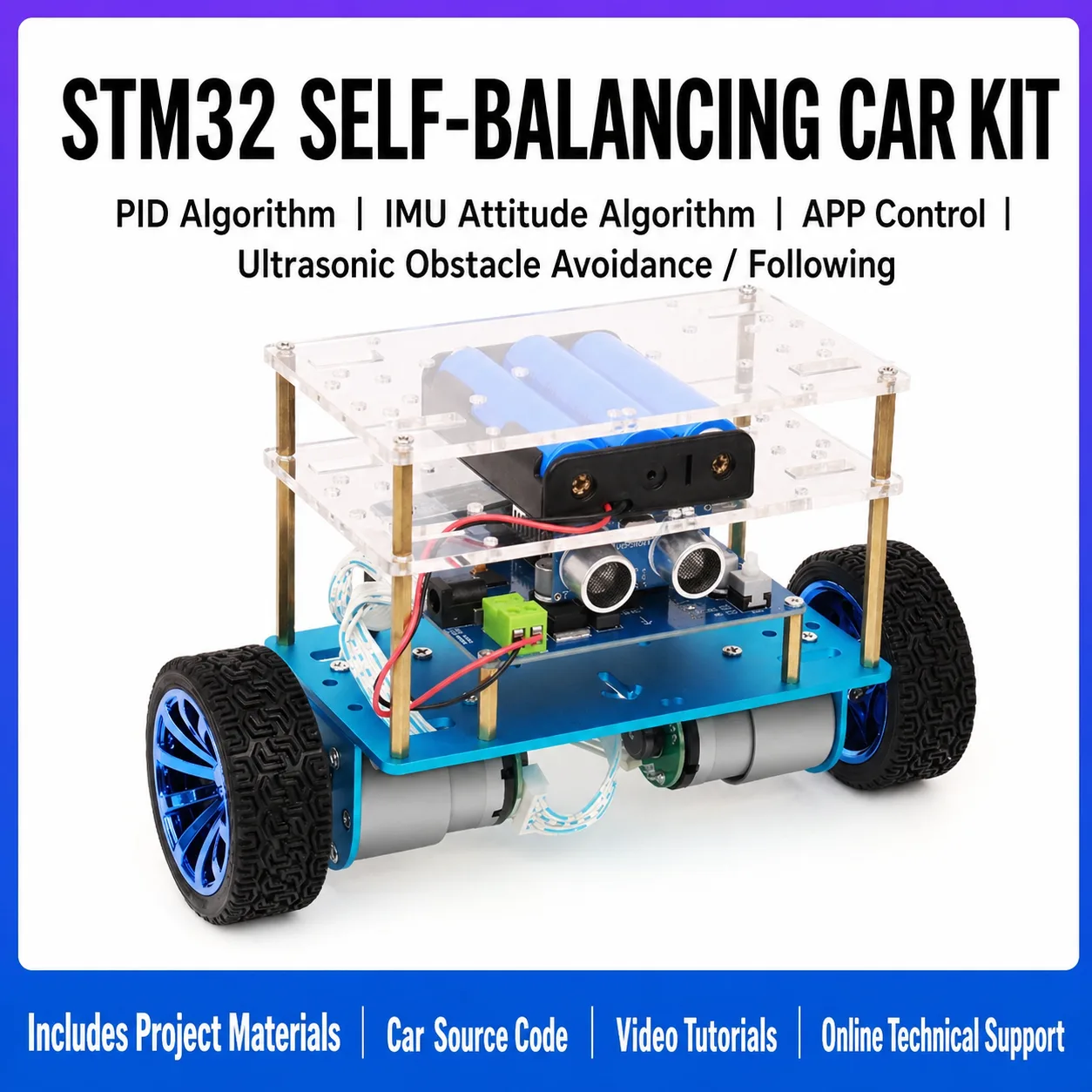 STM32 Self-Balancing Car Kit main photo