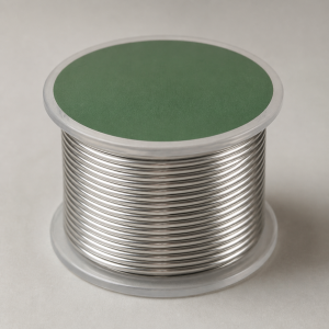 Unbranded 500 g solder wire spool on a clean studio background